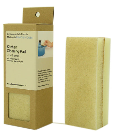 Kitchen Cleaning Pad, Enamel, 2 pcs