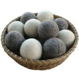 New Zealand Wool Dryer Balls, Bag of 4 assorted
